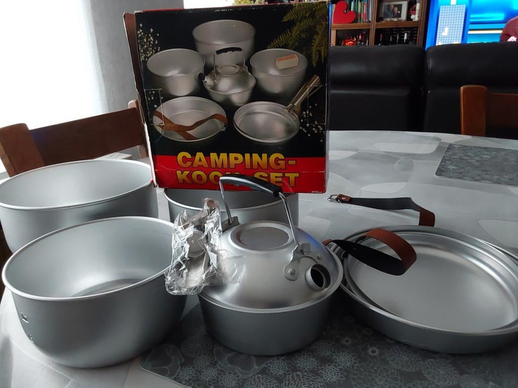 Camping kook set, Ophalen
