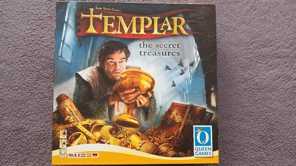 boardgame/bordspel TEMPLAR exclusive (QUEEN GAMES), Trois ou quatre joueurs, Enlèvement, Neuf, Queen Games