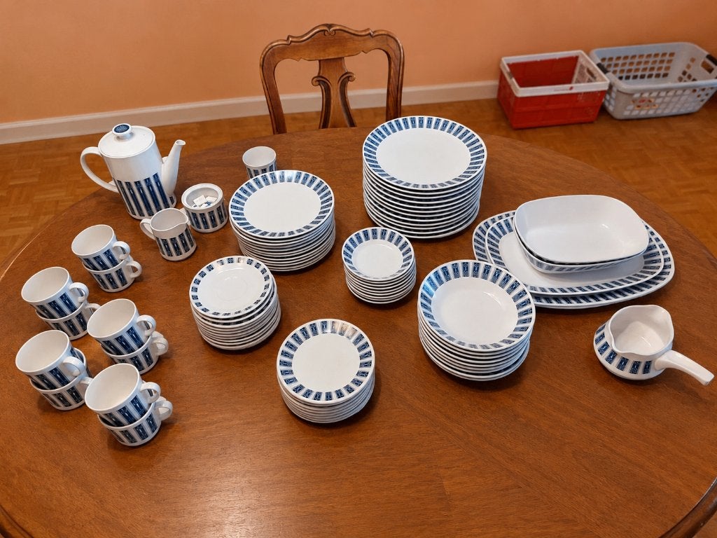 Noritake Pacific 9010–volledig eet & koffie servies–topstaat, Huis en Inrichting, Ophalen, Gebruikt, Overige merken, Klassiek