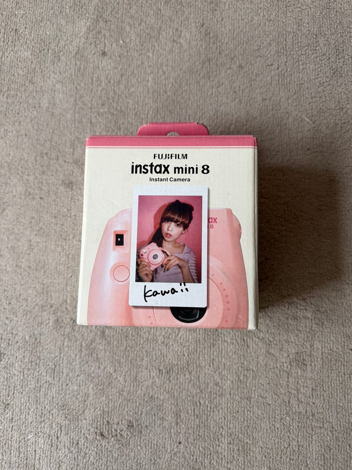 Instax mini 8 roos, Audio, Tv en Foto, Ophalen of Verzenden, Zo goed als nieuw, Polaroid, Fuji