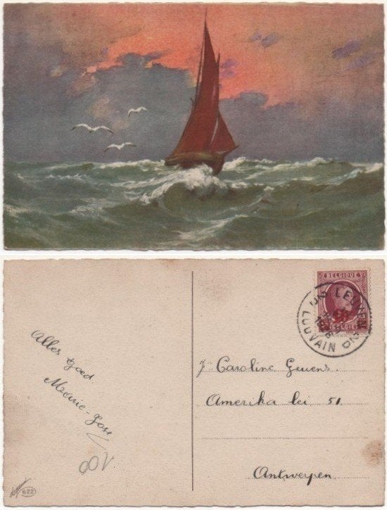 ZEILBOTEN   (DEGAMI), Ophalen of Verzenden, 1920 tot 1940, Gelopen