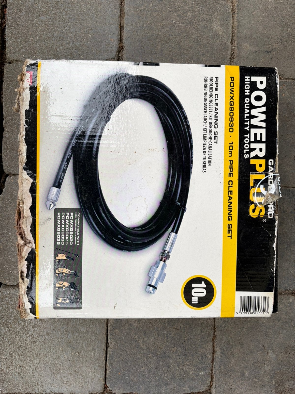Powerplus leiding reiniger 10m, Ophalen, Zo goed als nieuw