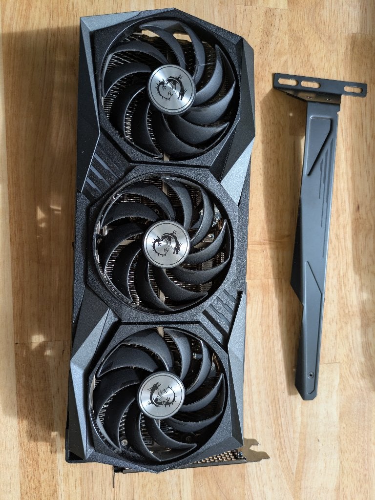MSI Geforce RTX 3060 Ti Gaming Trio (8GB), Computers en Software, Videokaarten, Ophalen, GDDR6, PCI-Express 4, Zo goed als nieuw