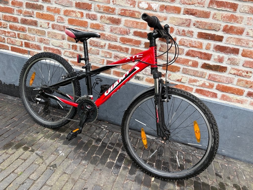 Kinderfiets 24 inch (6-10 jaar), Ophalen, Velgrem, Versnellingen, Giant