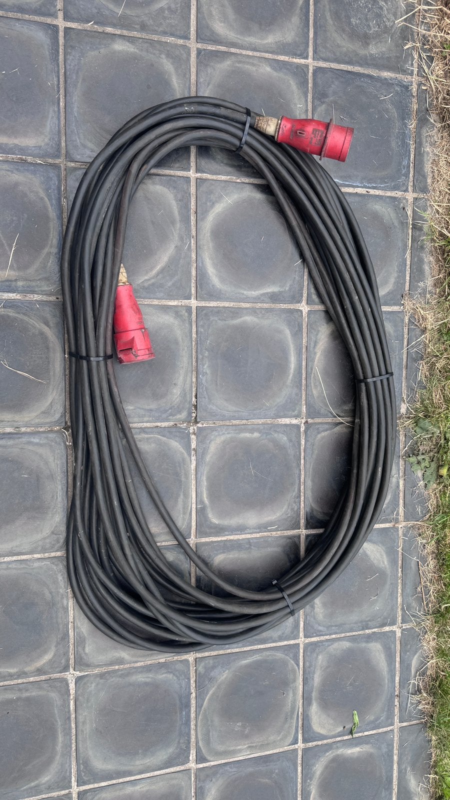 32A verlengkavel 5G4 ruber 45M, Ophalen, Gebruikt, Kabel of Snoer
