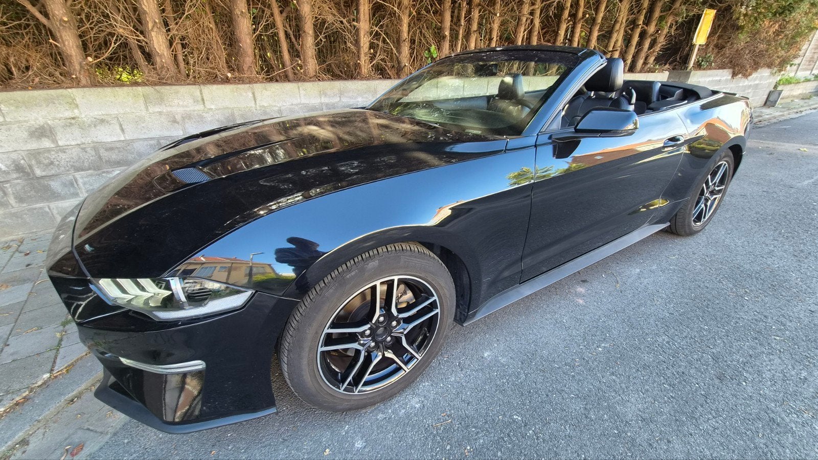 Ford Mustang 2.3i Ecoboost 290pk, Auto's, Verwarmde buitenspiegels, 4 cilinders, Leder, Bedrijf