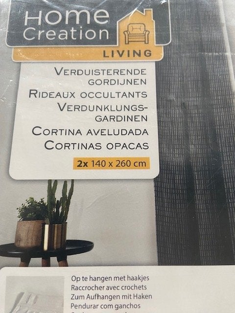 verduistering gordijnen, Overige merken, Zwart, Nieuw, Ophalen of Verzenden