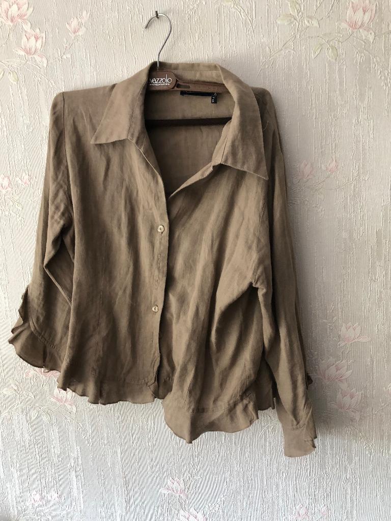 Linnen vestje, Kleding | Dames, Ophalen, Gedragen, Maat 42/44 (L), Beige