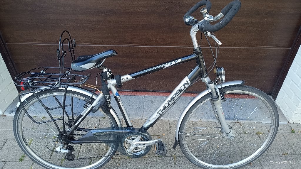 fiets voor jongens van 11 tot 18 jaar, Gebruikt, Velgrem, Versnellingen, 53 tot 57 cm
