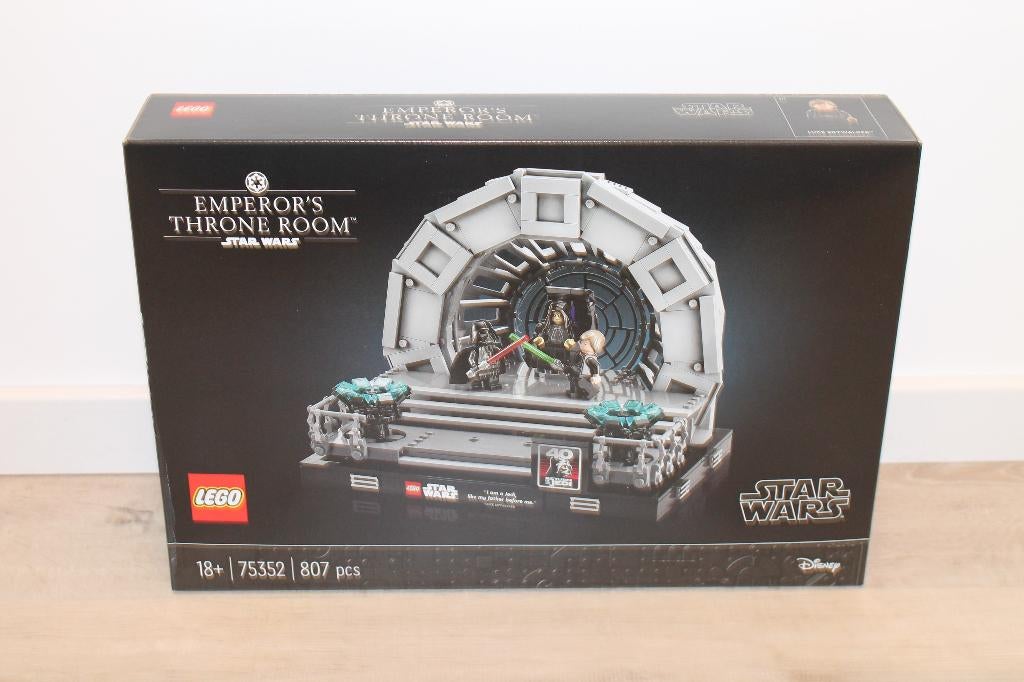 LEGO Star Wars - 75352 Emperor's Throne Room Diorama, Star Wars, Nieuw, Ophalen of Verzenden, Complete set