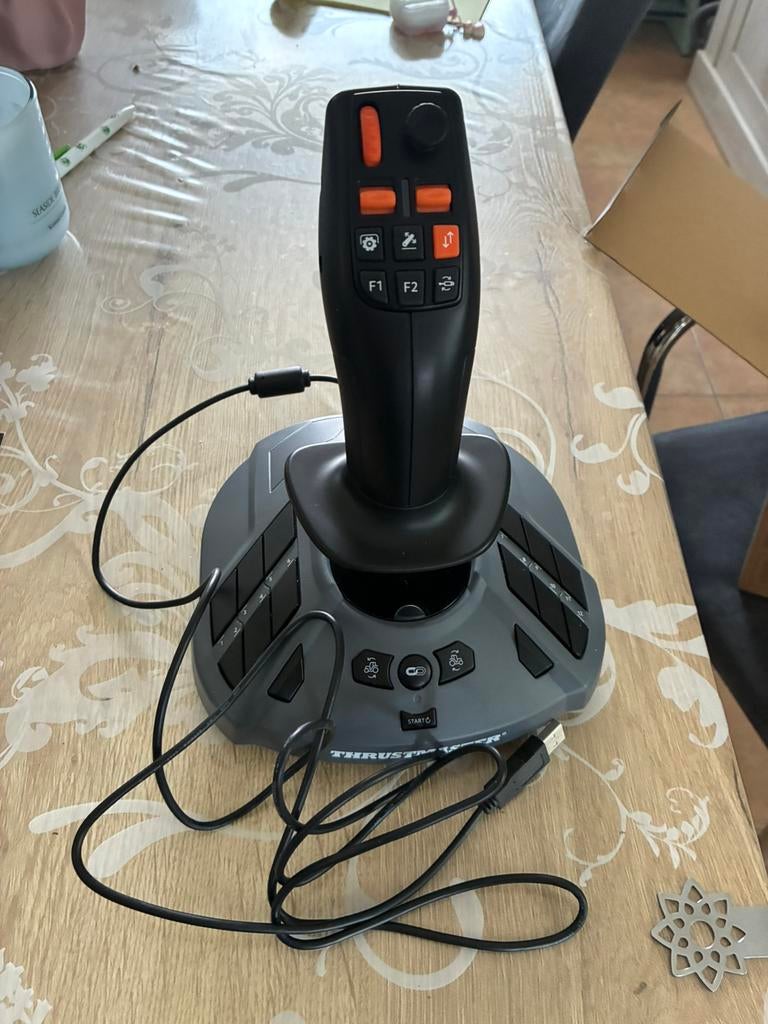 Trustmaster simtask farmstick, Computers en Software, Joysticks, Verzenden, Zo goed als nieuw