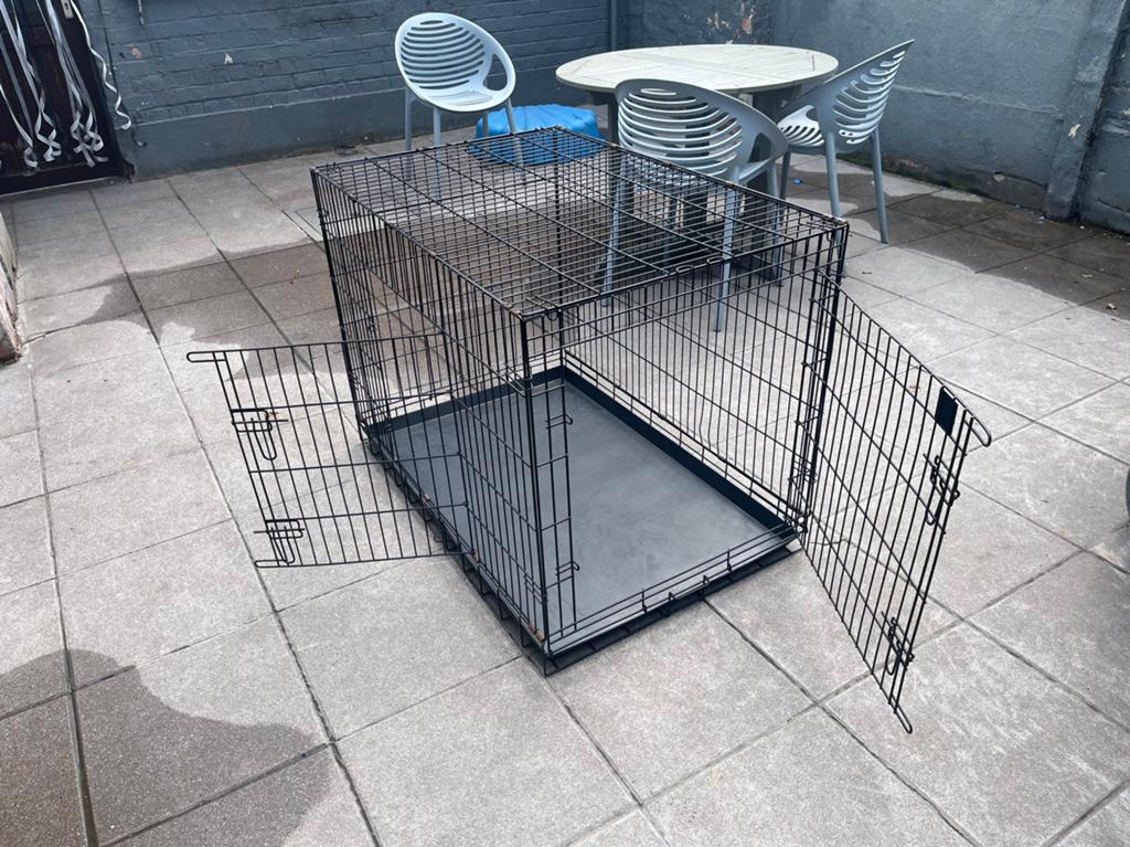 Hondenbench 107x69x78cm - opplooibaar, Dieren en Toebehoren, Ophalen, Gebruikt