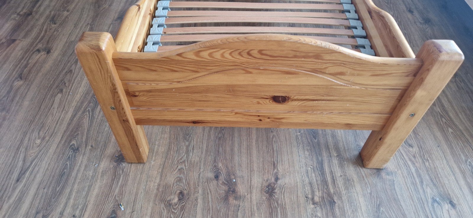 Lit 1 personne 90x200 avec sommier, Maison & Meubles, 90 cm, Une personne, Enlèvement, Utilisé