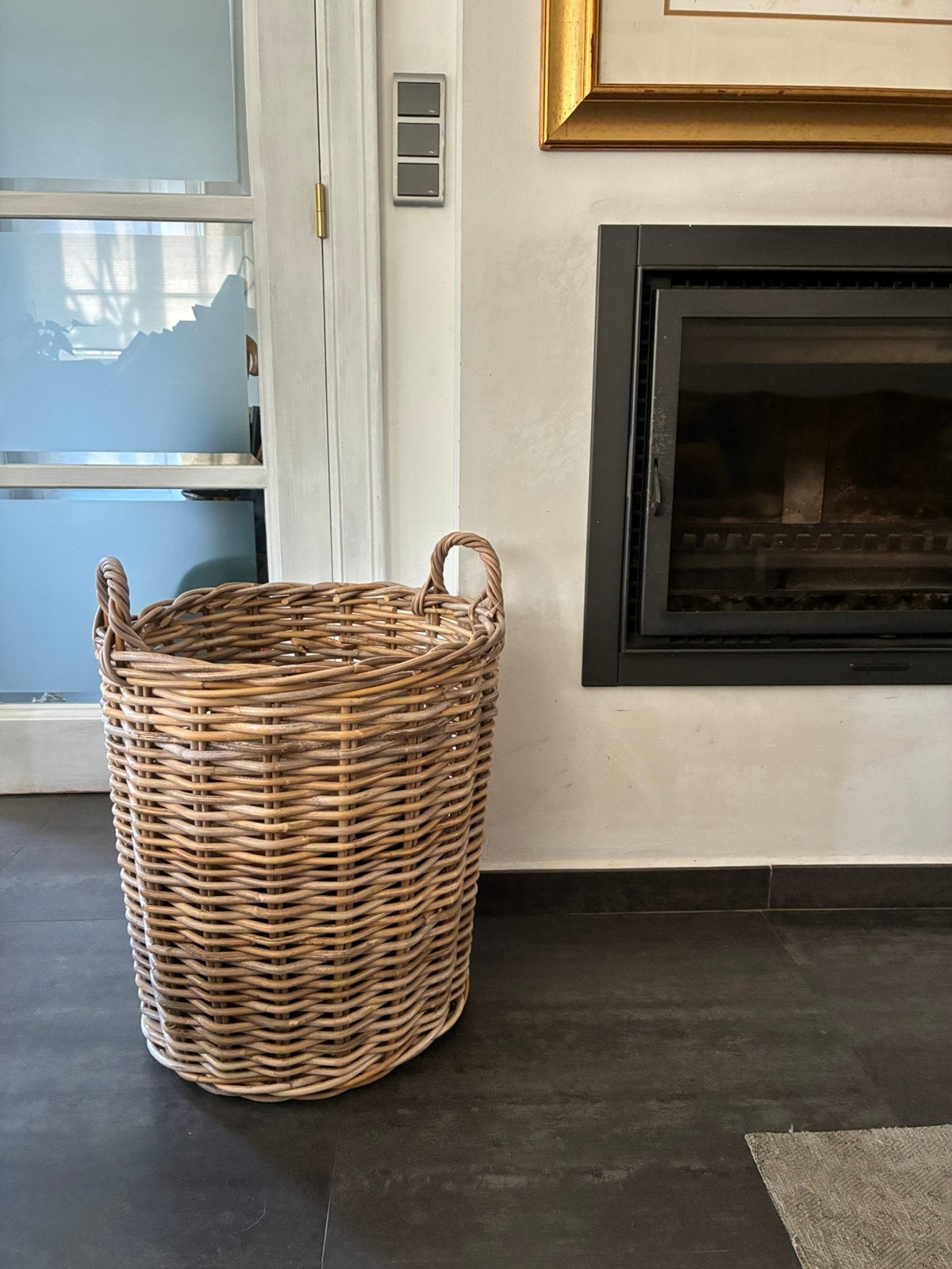 Corbeille en bois, Enlèvement, Comme neuf, Bois, Panier