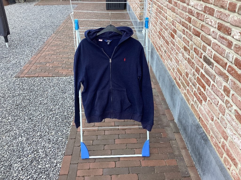 Polo Ralph Lauren S : vest met kap ( najaar ) zgan, Kleding | Heren, Truien en Vesten, Blauw, Ophalen of Verzenden, Maat 46 (S) of kleiner