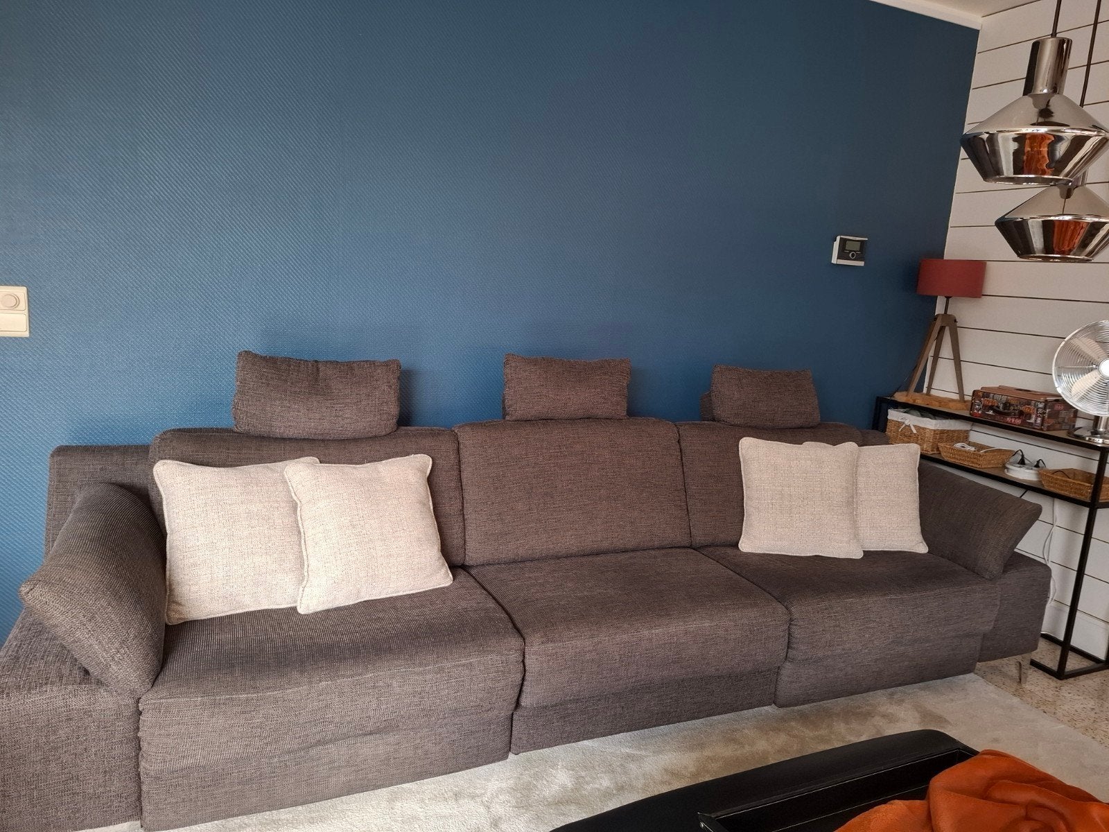 zetel 3mx90 cm, Ophalen, Gebruikt, 300 cm of meer, 75 tot 100 cm