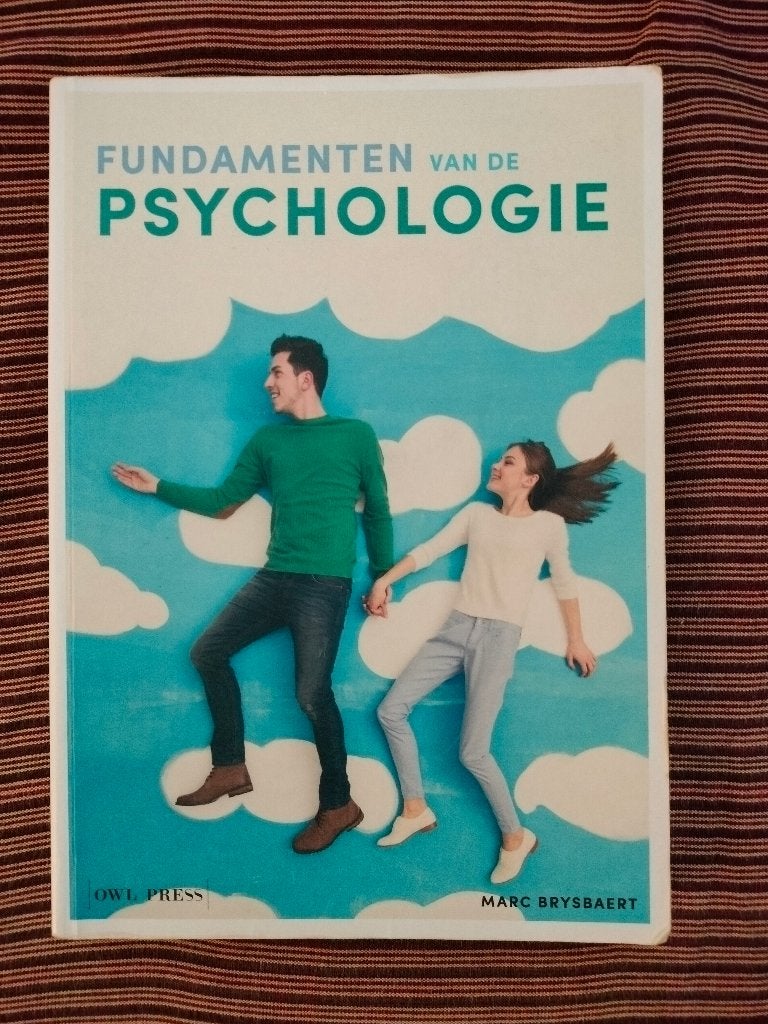Fundamenten van de psychologie - Marc Brysbaert (2018), Enlèvement, Utilisé, Enseignement supérieur