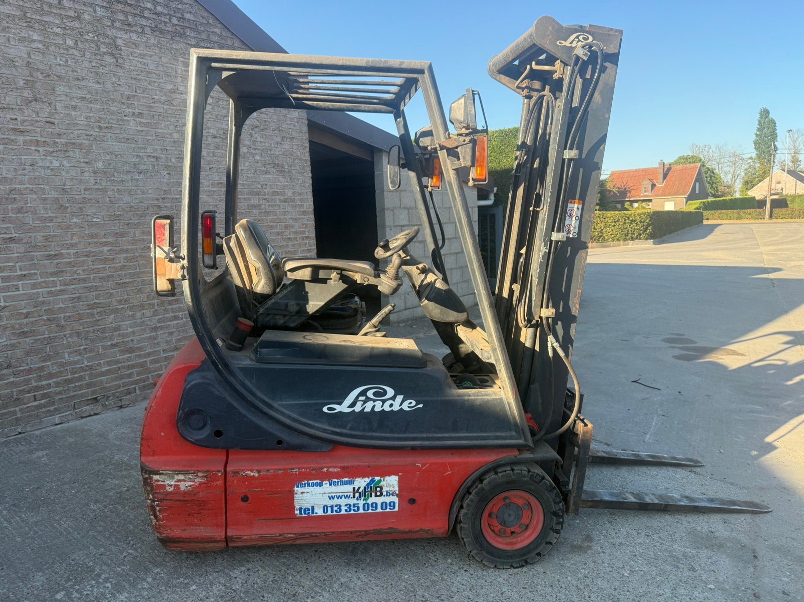 Linde hetruck 1,6 ton, Ophalen, Elektrisch