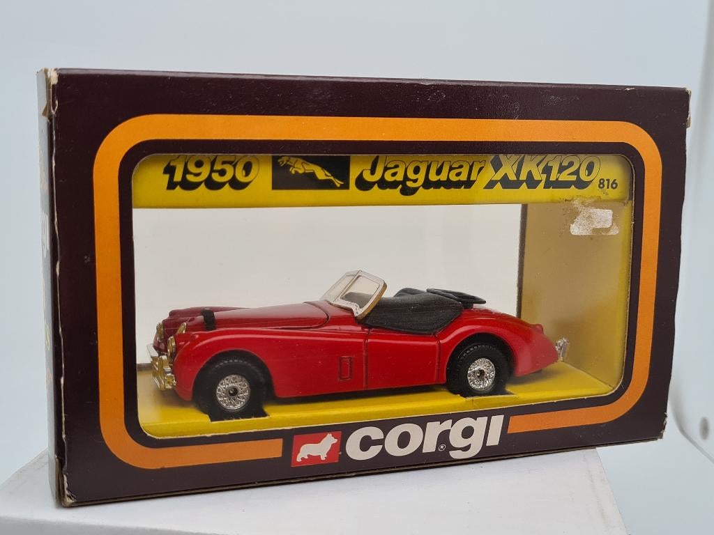 Jaguar XK120 - Corgi (1984) 1/36, Envoi, Comme neuf, Voiture, Corgi