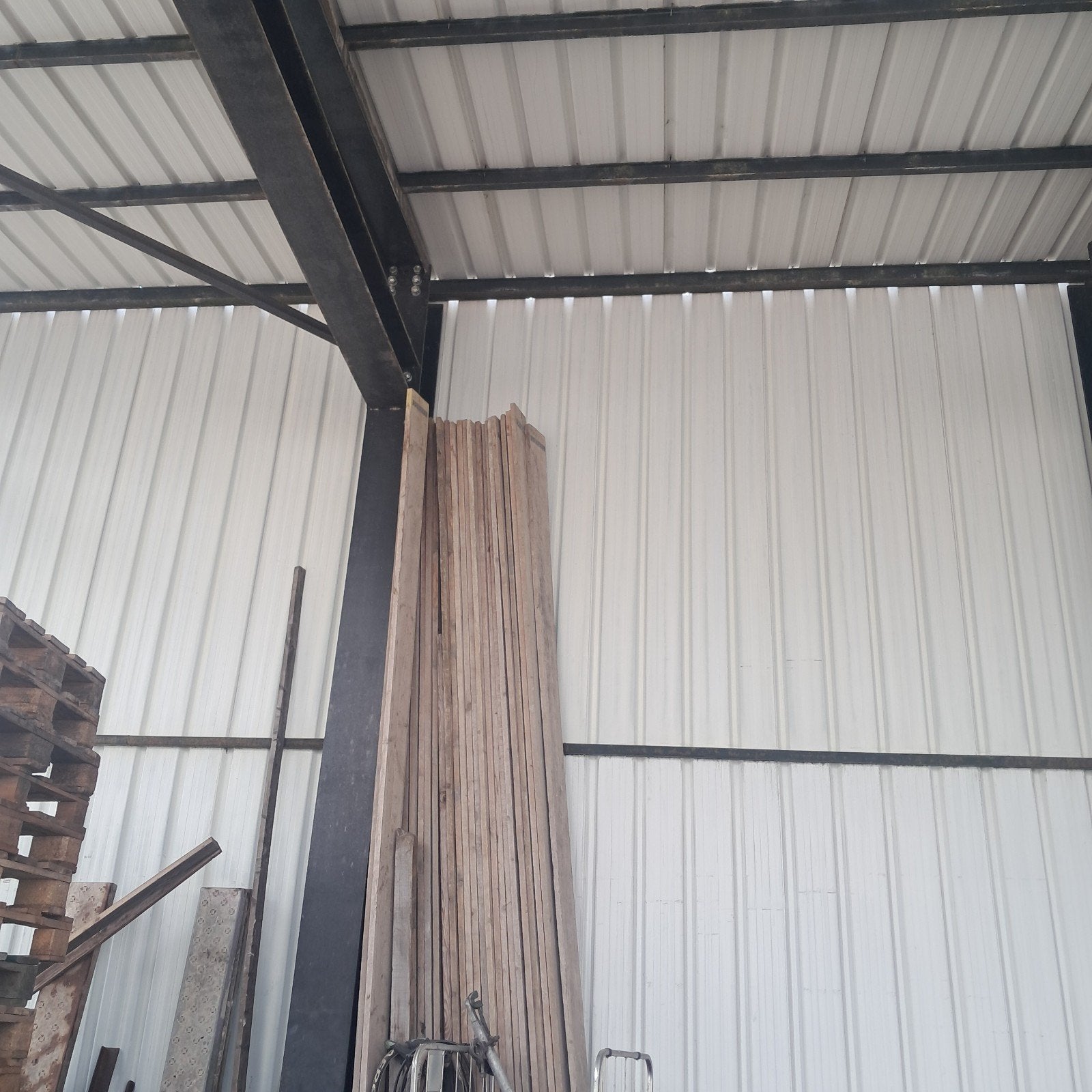 stellingplaten 5 meter, Doe-het-zelf en Bouw, Hout en Planken, Ophalen, Zo goed als nieuw, 300 cm of meer, Plank
