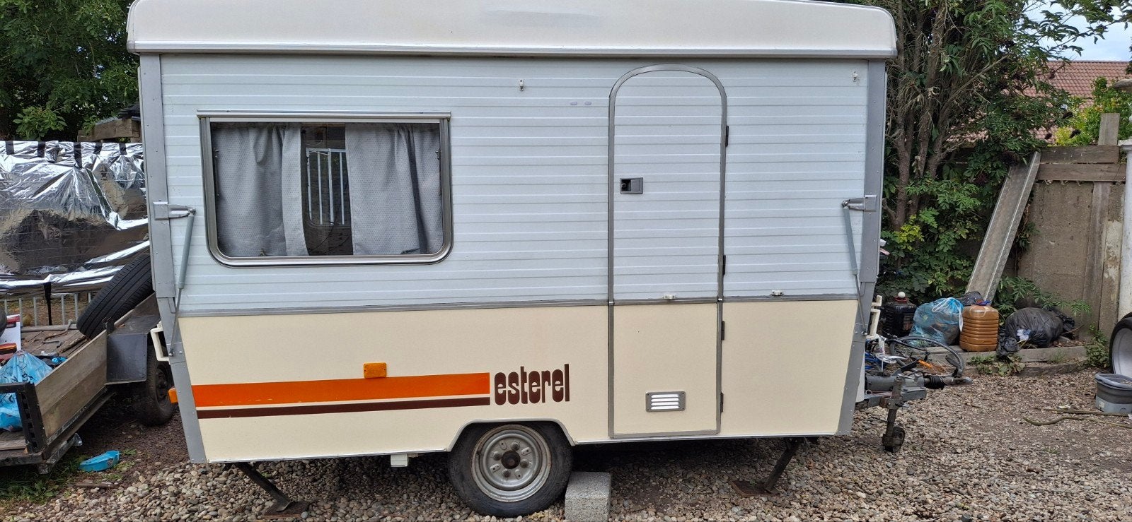 esterel plooicaravan, Caravans en Kamperen, Vouwwagens, Beige, Tot en met 3, Aanwezig, Ophalen