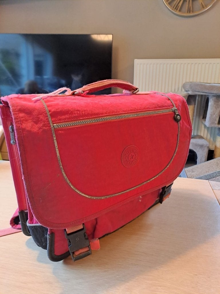 Cartable scolaire Kipling rose, Enlèvement, Utilisé, Rose, Sac à dos