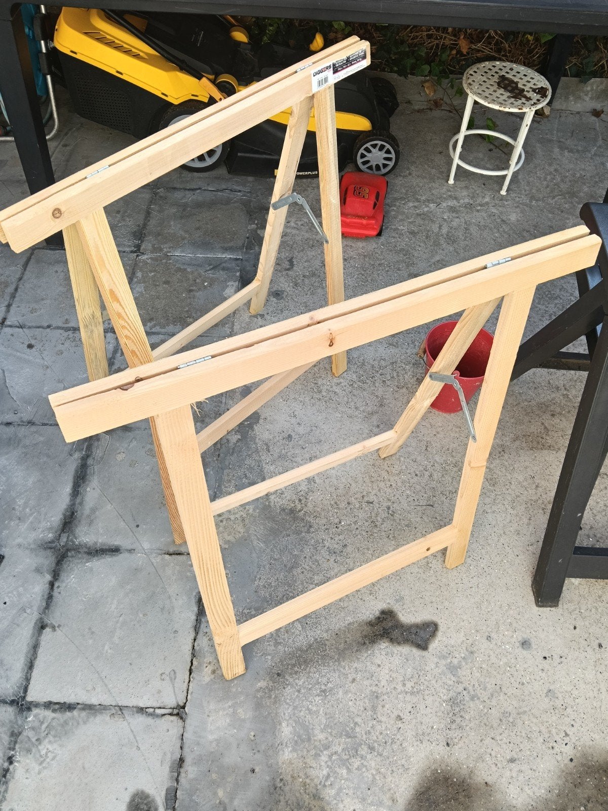 Diggers hout supporters, Ophalen, Nieuw, Minder dan 70 cm, Inklapbaar