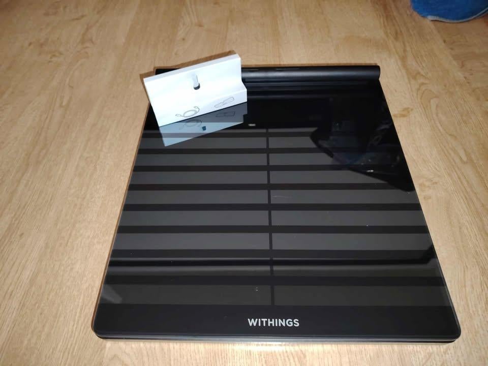 Withings Body Scan Noire – Balance connectée haut de gamme, Elektronische apparatuur, Ophalen, 100 kg of meer, Personenweegschaal