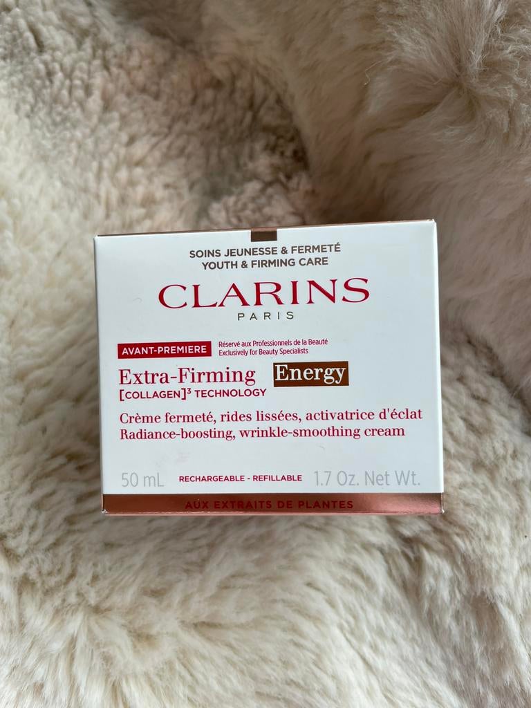 Clarins énergie extra raffermissante 50 ml nouveau, Enlèvement ou Envoi, Neuf, Tout le visage, Soins