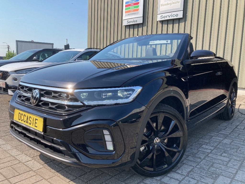 T-Roc Cabrio 150 - R-LINE -AUTOMATIQUE -Noir -Alu19 -LOADED!, Achat, Entreprise, Noir, 2 portes