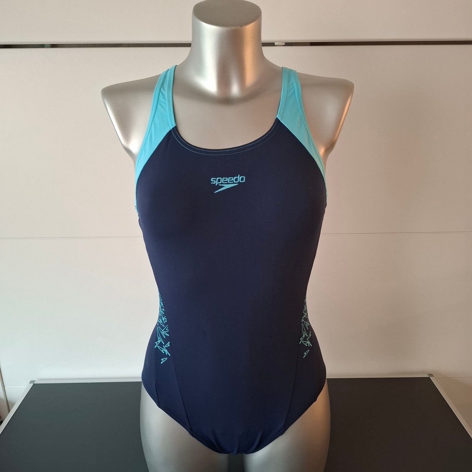 SPEEDO Endurance + damesbadpak donkerblauw-lichtblauw mt 40, Ophalen, SPEEDO, Blauw, Nieuw