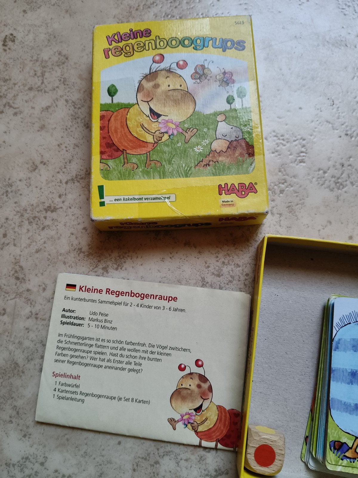 petit jeu de chenilles arc-en-ciel Haba, Hobby & Loisirs créatifs, Enlèvement