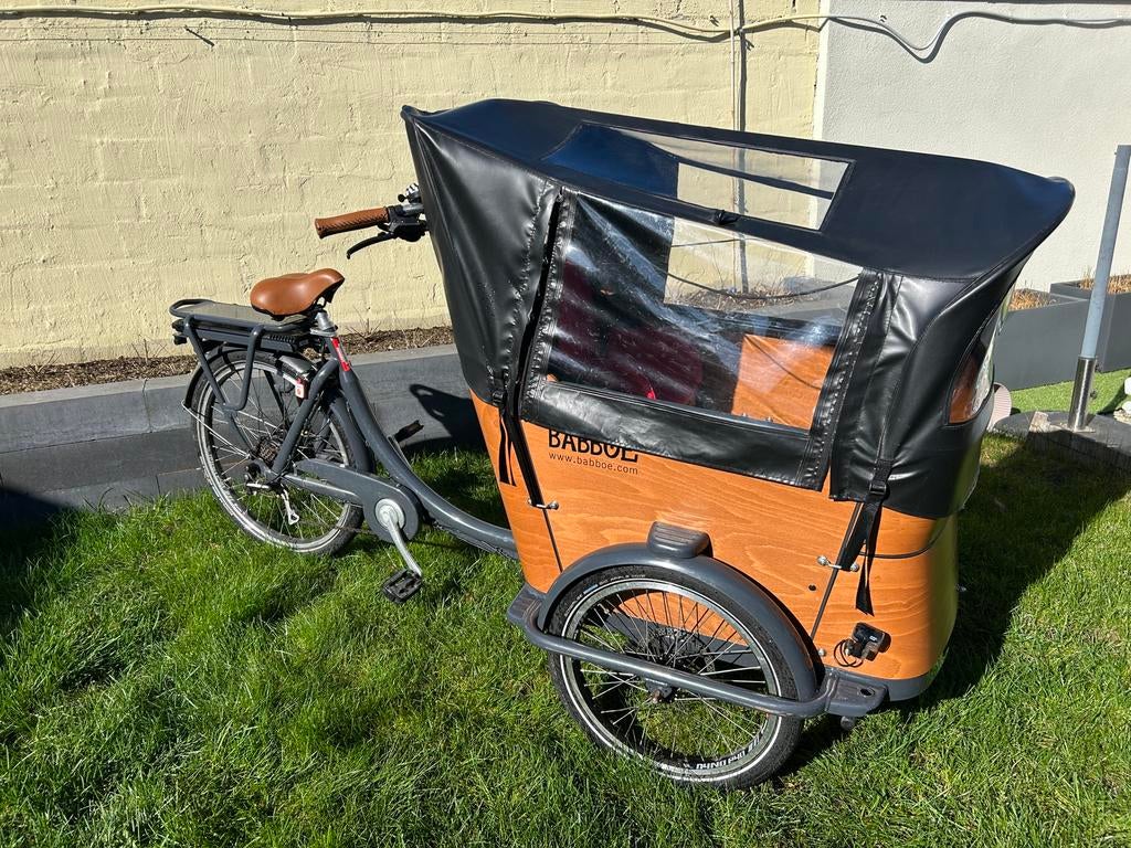 Babboe Curve-e elektrische bakfiets (2021), Ophalen, Zo goed als nieuw