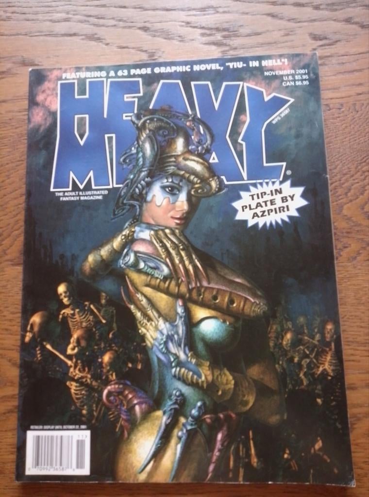 Heavy metal, Boeken, Ophalen
