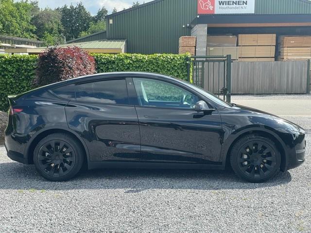 TESLA Model Y Long Range Dual motor AWD ,51624km, 9/2022, Zwart, Zwart, Leder, Dealer onderhouden