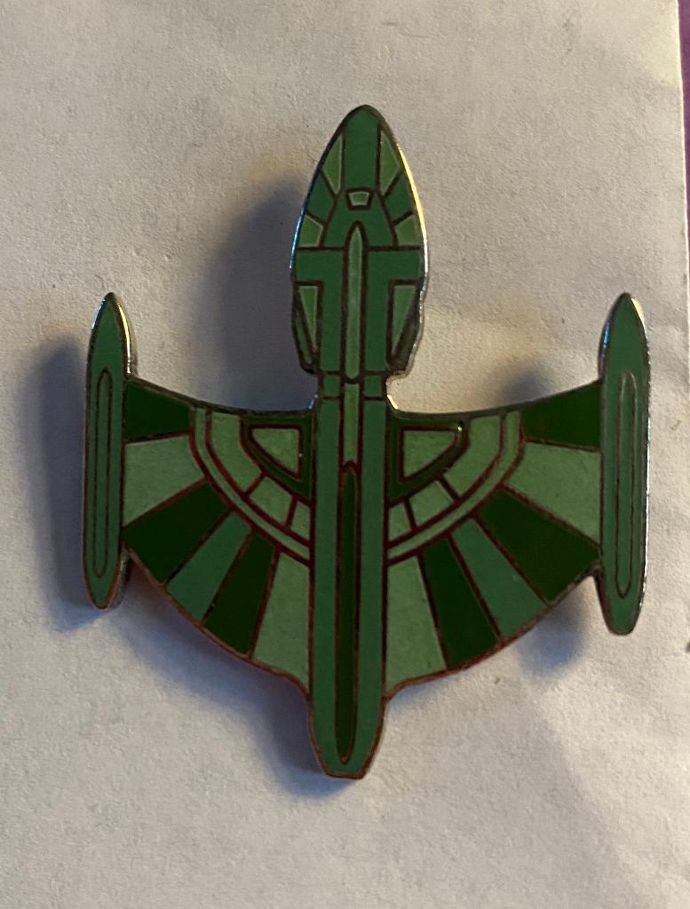Pin's de Collection Star Trek Vaisseau éclaireur Romulien, Enlèvement ou Envoi, Utilisé, Autres sujets/thèmes, Insigne ou Pin's