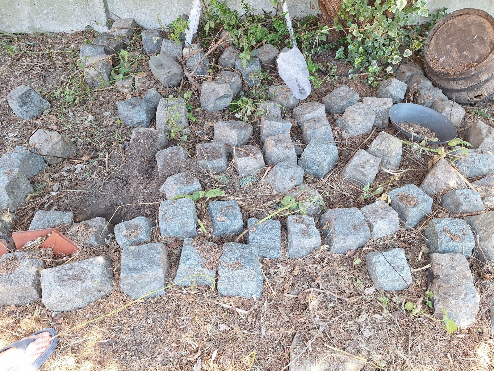 Paves en betons, Jardin & Terrasse, Gravier, Rochers & Caillasse, Enlèvement