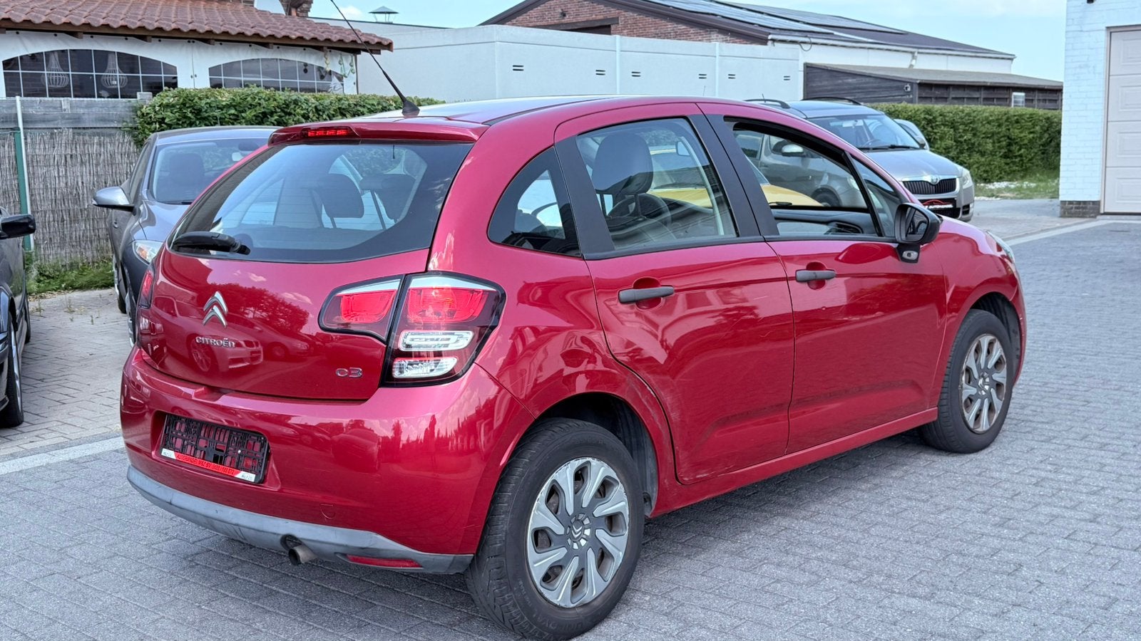 Citroen C3 1.0i benzine * 2014 * 122.000 km *, Autos, Citroën, Rouge, Euro 5, Achat, Entreprise