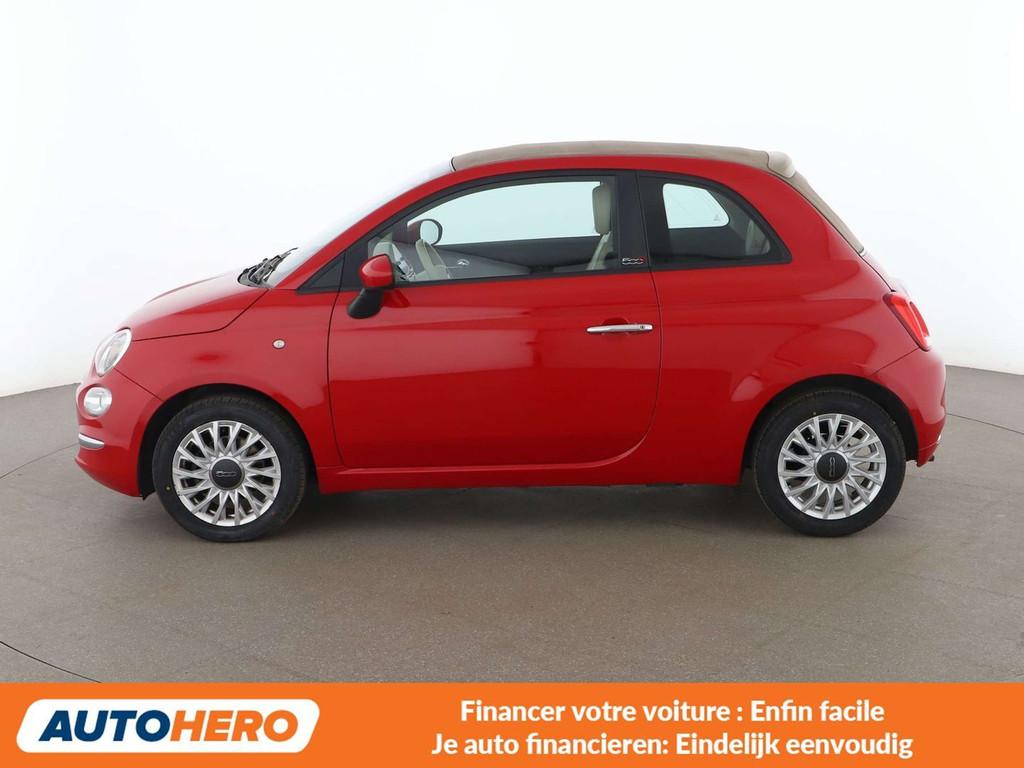 Fiat 500C 1.0 Mild-Hybrid Lounge (bj 2020), Auto's, Fiat, Gebruikt, Euro 6, Cabriolet, 1055 kg