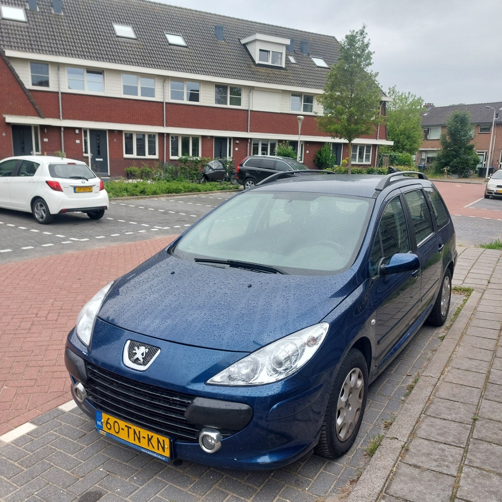 Peugeot 307 1.6 HDI 16V Break 2007 Bleu, Autos, Achat, Boîte manuelle, Bleu, 1259 kg