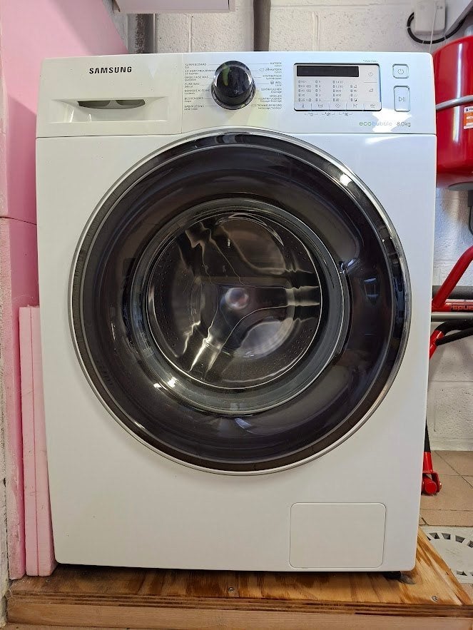 Machine à laver Samsung 8Kg, Enlèvement, Utilisé, Chargeur frontal, Programme lavage à la main