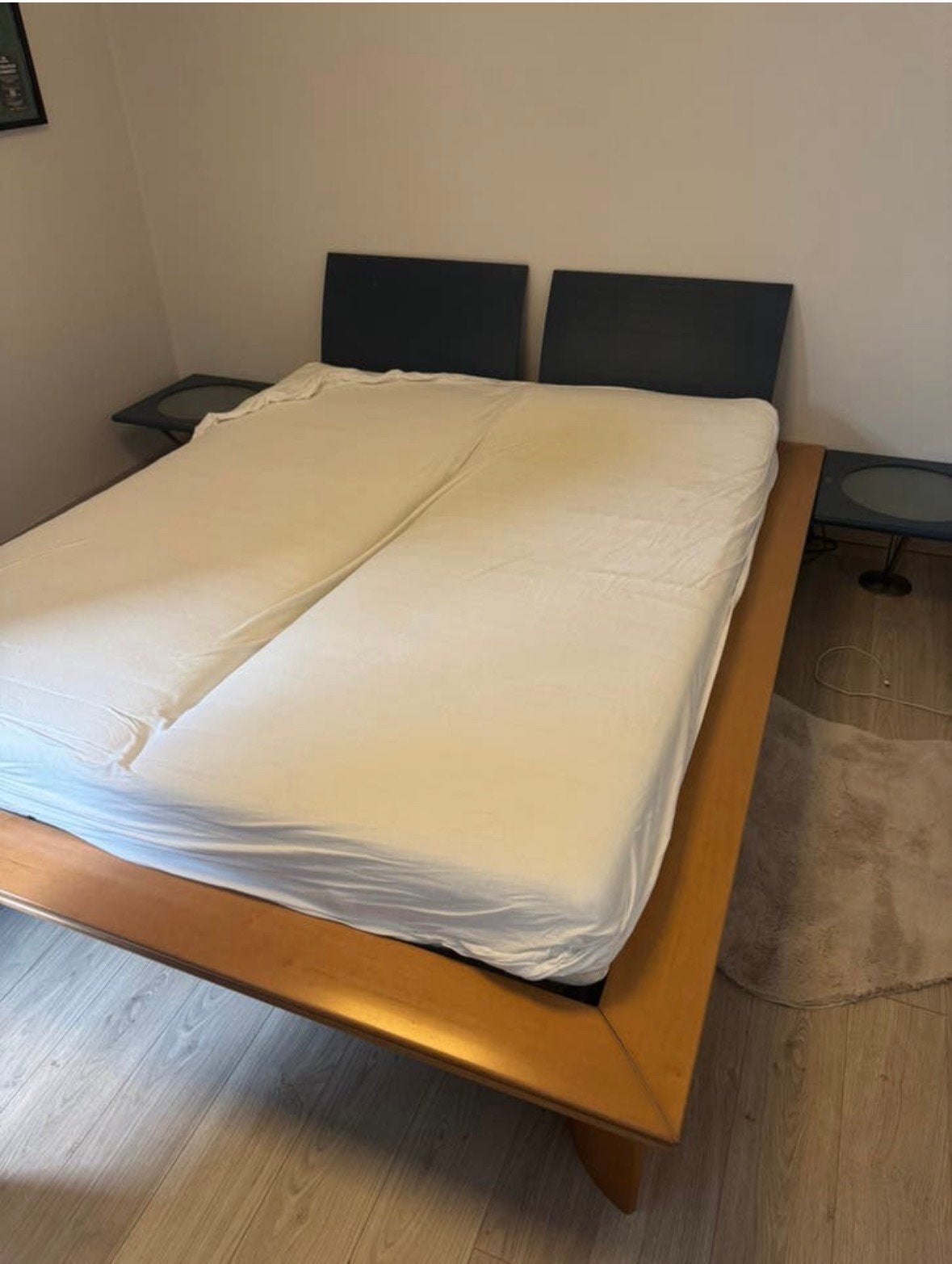 Bed 1m60, Huis en Inrichting, Slaapkamer | Complete slaapkamers, Ophalen, Gebruikt