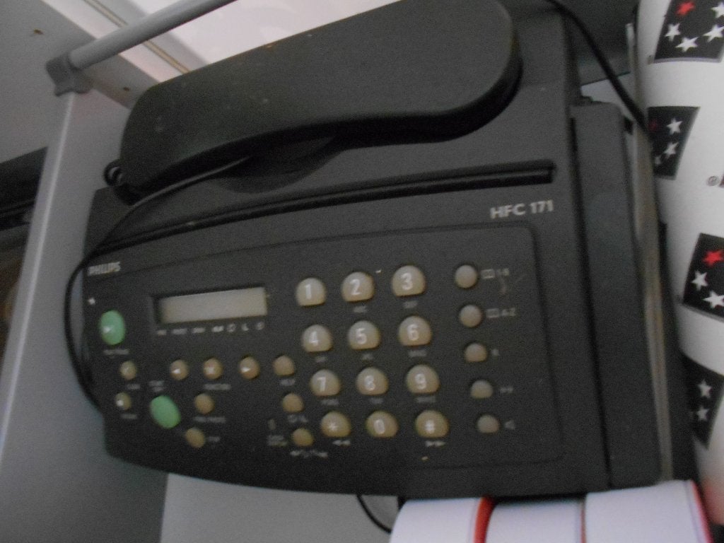 FAX TELEPHONE TELECOPIEUR REPONDEUR  PHILIPS + PAPIER, Télécoms, Fax, Enlèvement, Utilisé, Combiné Téléphone Fax