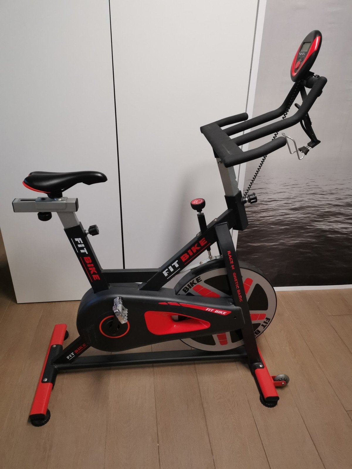 FitBike Magnetic Pro – hometrainer/spi, Ophalen, Zo goed als nieuw, Hometrainer