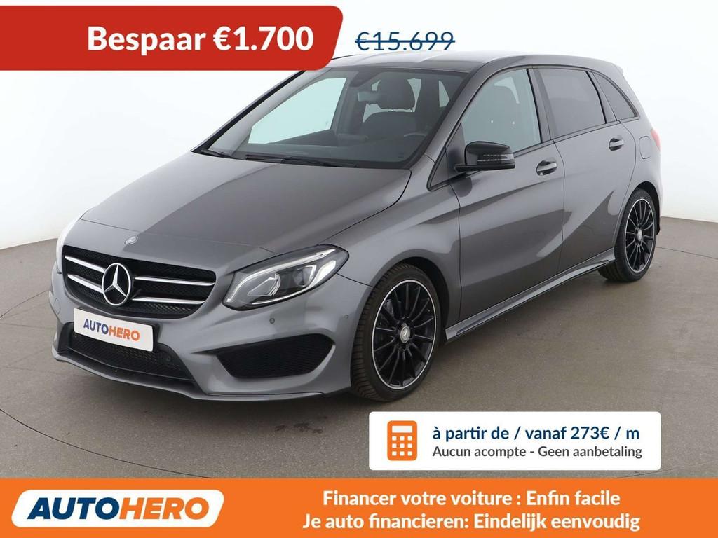 Mercedes-Benz B-Klasse 180 B 180 AMG Line, Autos, Mercedes-Benz, Argent ou Gris, Achat, Boîte manuelle, Alcantara