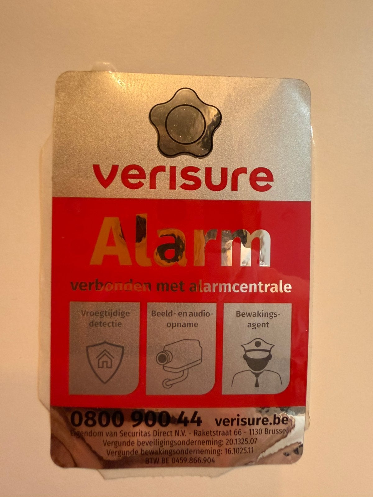 Verisure Stickers, Ophalen of Verzenden, Nieuw