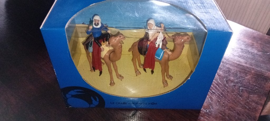 Kuifje Diorama De krab met de gouden klauwen 2005, Ophalen of Verzenden, Kuifje, Zo goed als nieuw