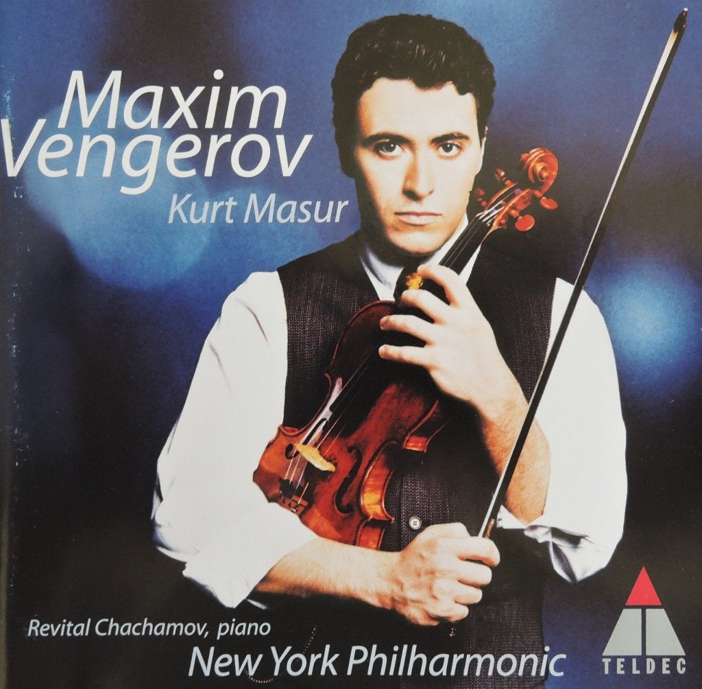 Dvorak & Elgar / Viool - Vengerov /NYP/ Masur - TELDEC - DDD, Ophalen of Verzenden, Zo goed als nieuw, Elgar, Orkest of Ballet