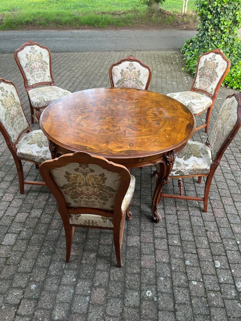 6 delige art deco salon set, Antiek en Kunst, Antiek | Meubels | Tafels, Ophalen