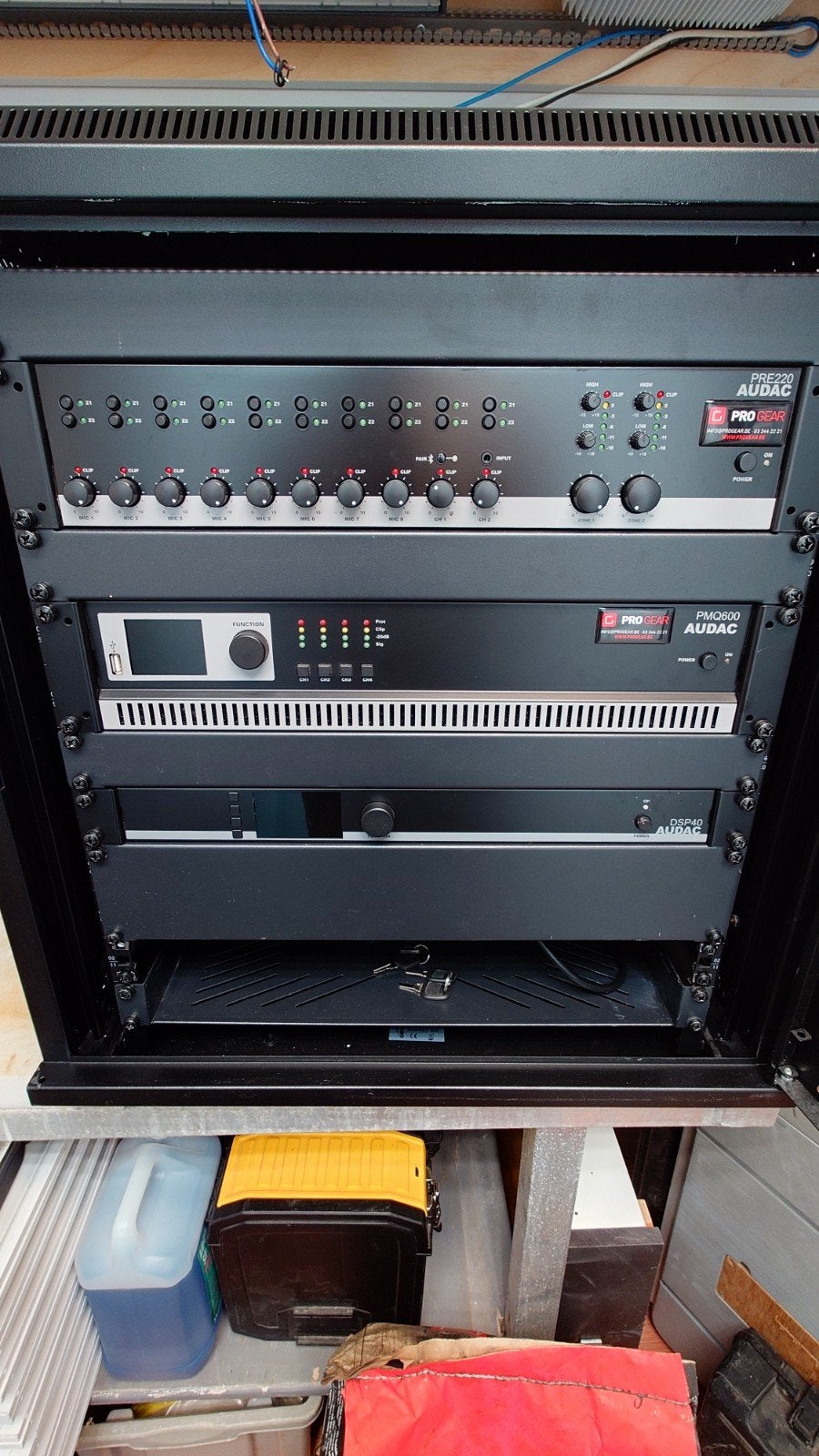 Audac complete installatie, Muziek en Instrumenten, Ophalen, P.A.